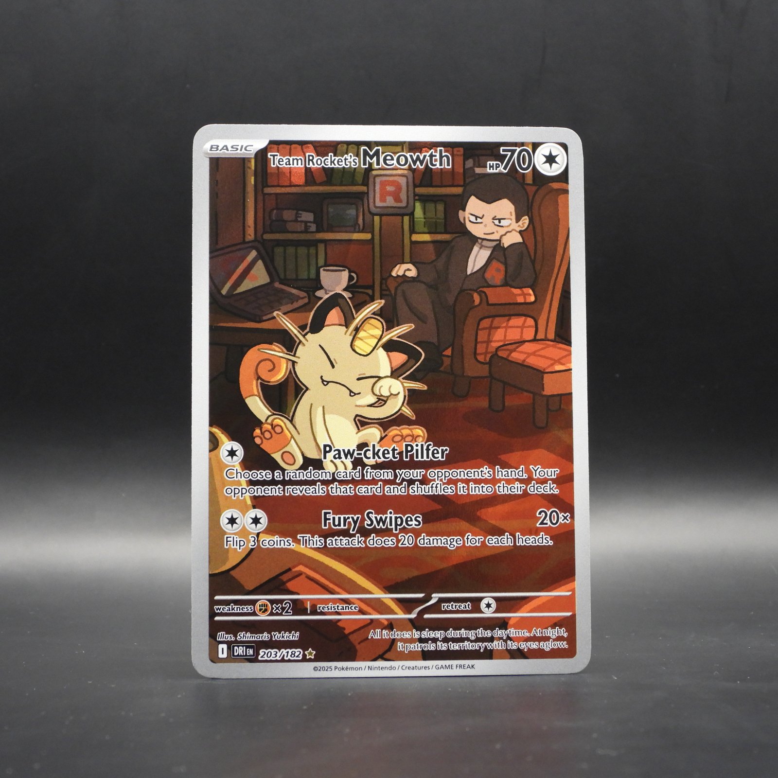 Team Rocket's Meowth (DRI 203) - Image 1