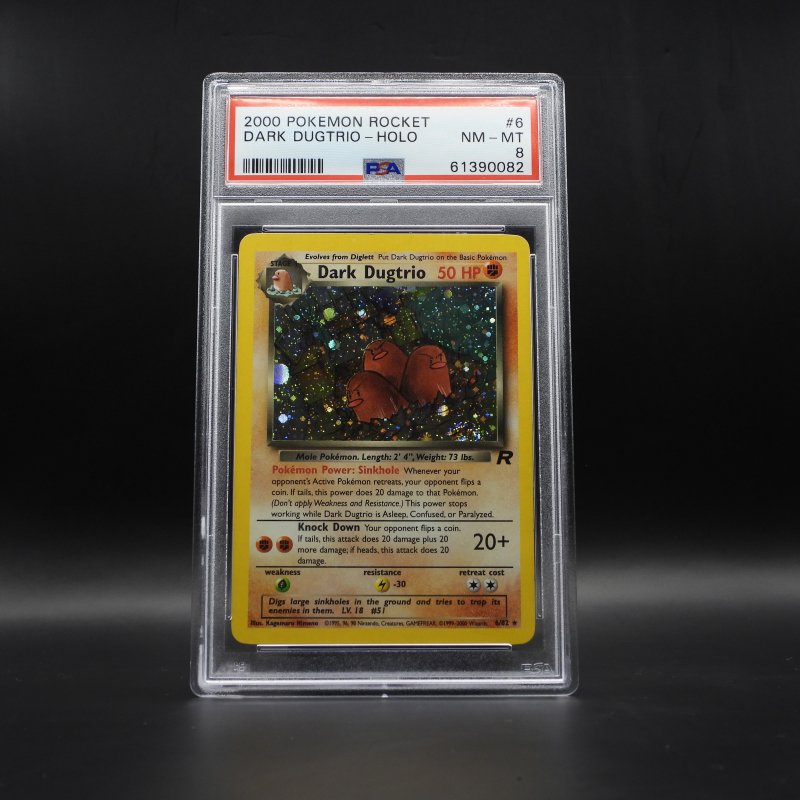 Dark Dugtrio (TR 6) - PSA 8