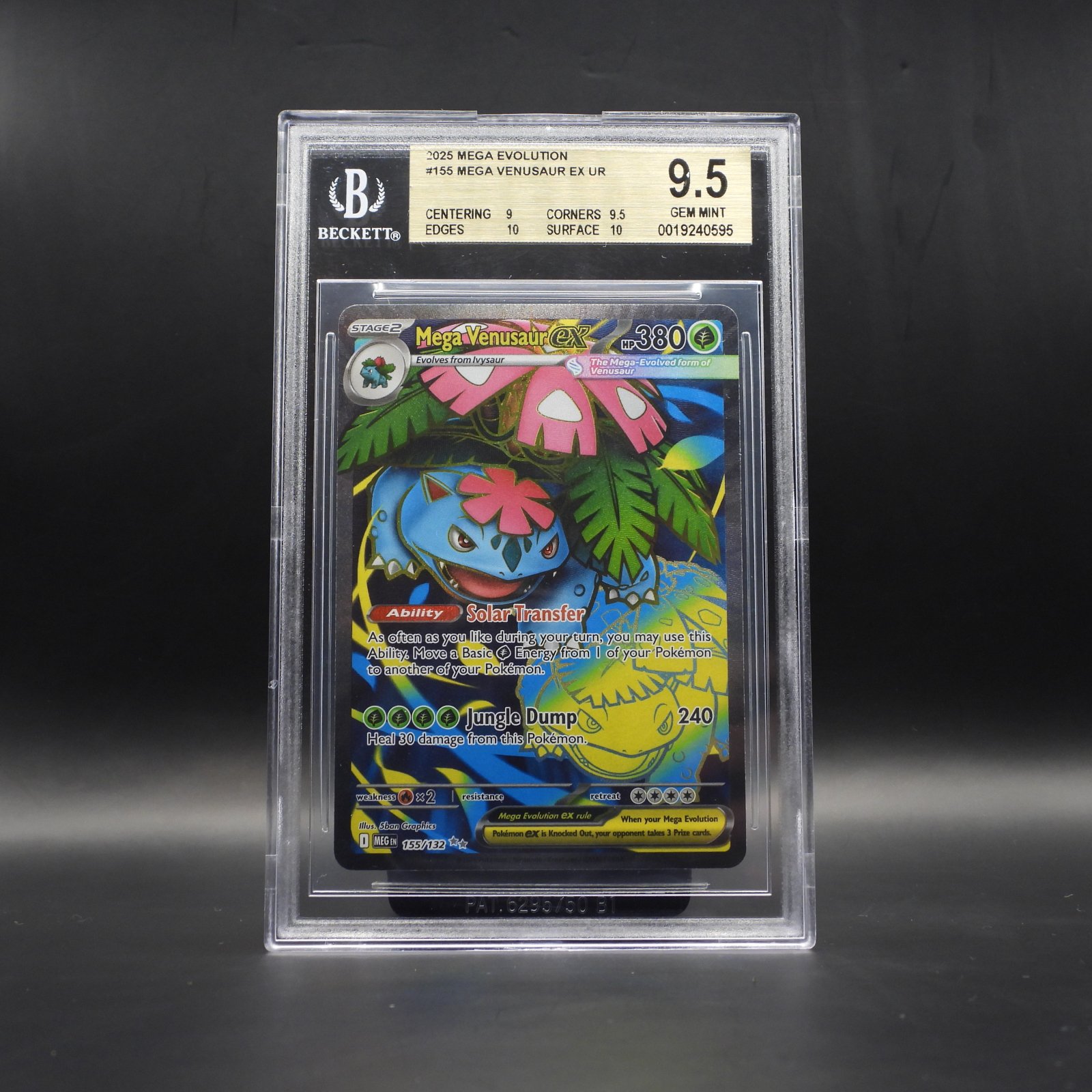 Mega Venusaur ex (MEG 155) - BGS 9.5 - Image 1