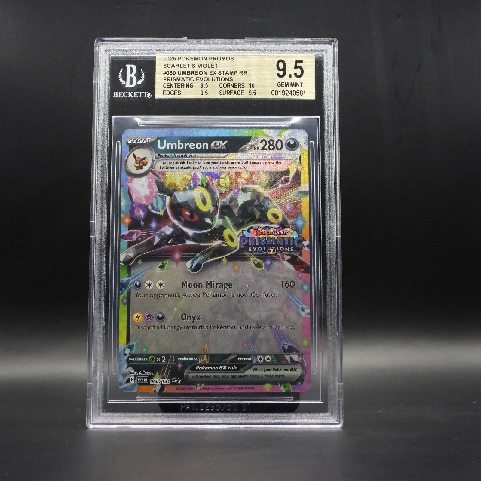 Umbreon ex (xPRE 060) - BGS 9.5 - Image 1