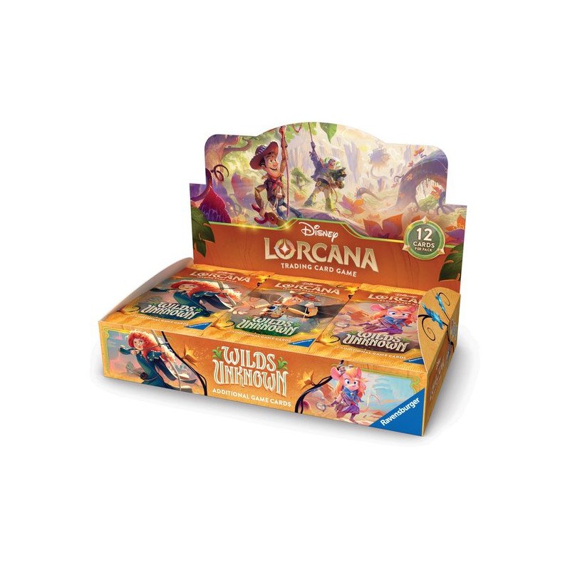 Disney Lorcana TCG Wilds Unknown Booster Display