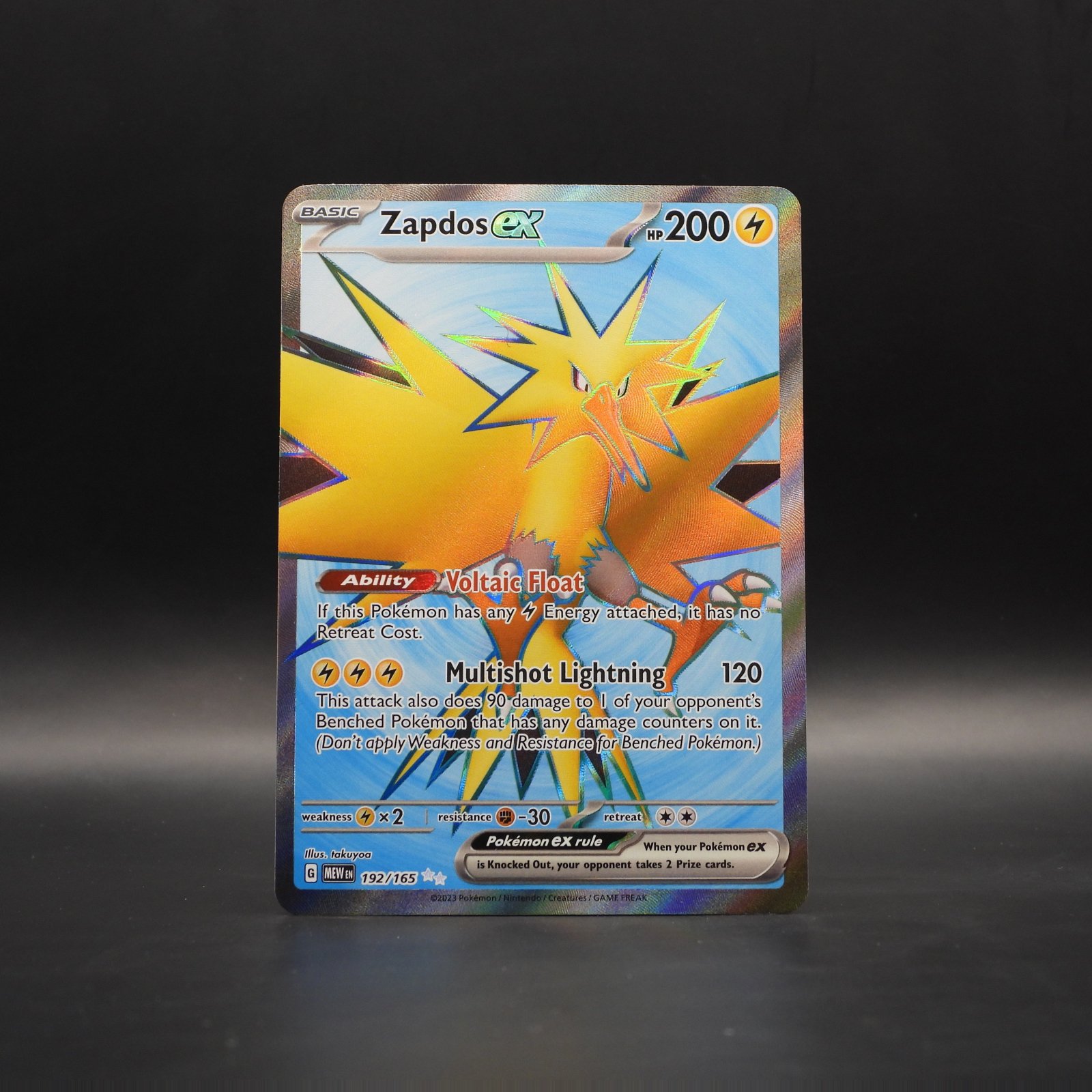 Zapdos ex (MEW 192) - Image 1