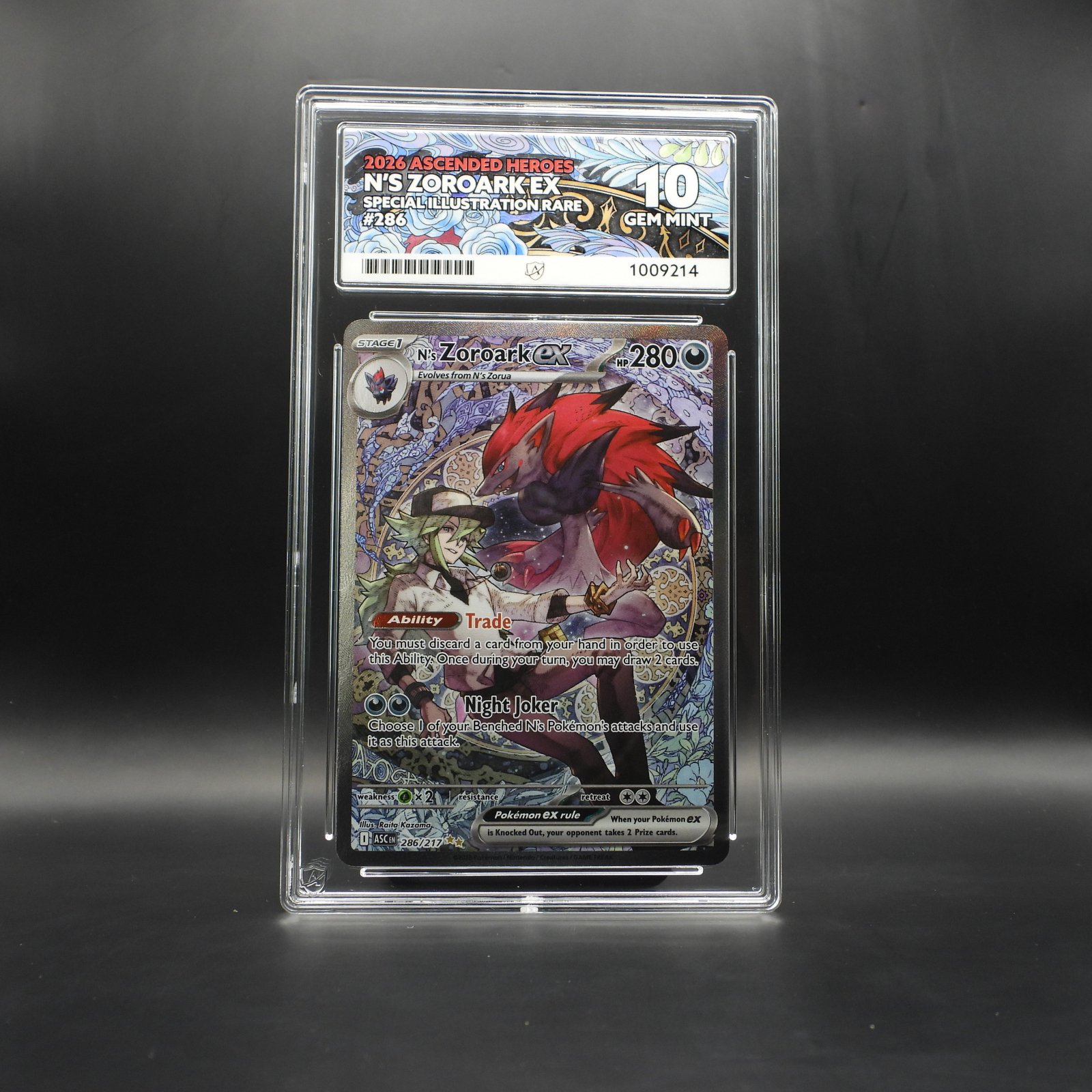 N's Zoroark ex (ASC 286) ACE 10 - Image 1