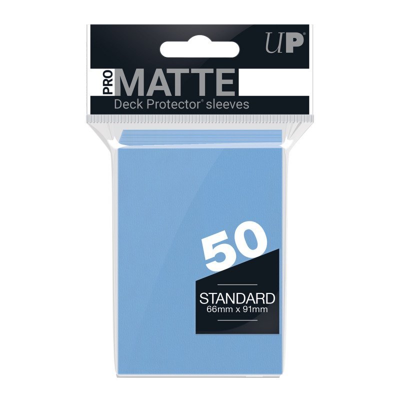 Ultra Pro Standard Sleeves: Light Blue Matte (50 pcs)