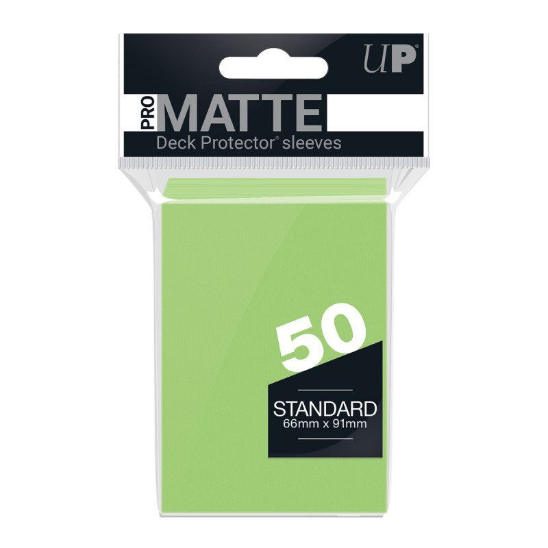 Ultra Pro Standard Sleeves: Lime Green Matte (50 pcs)