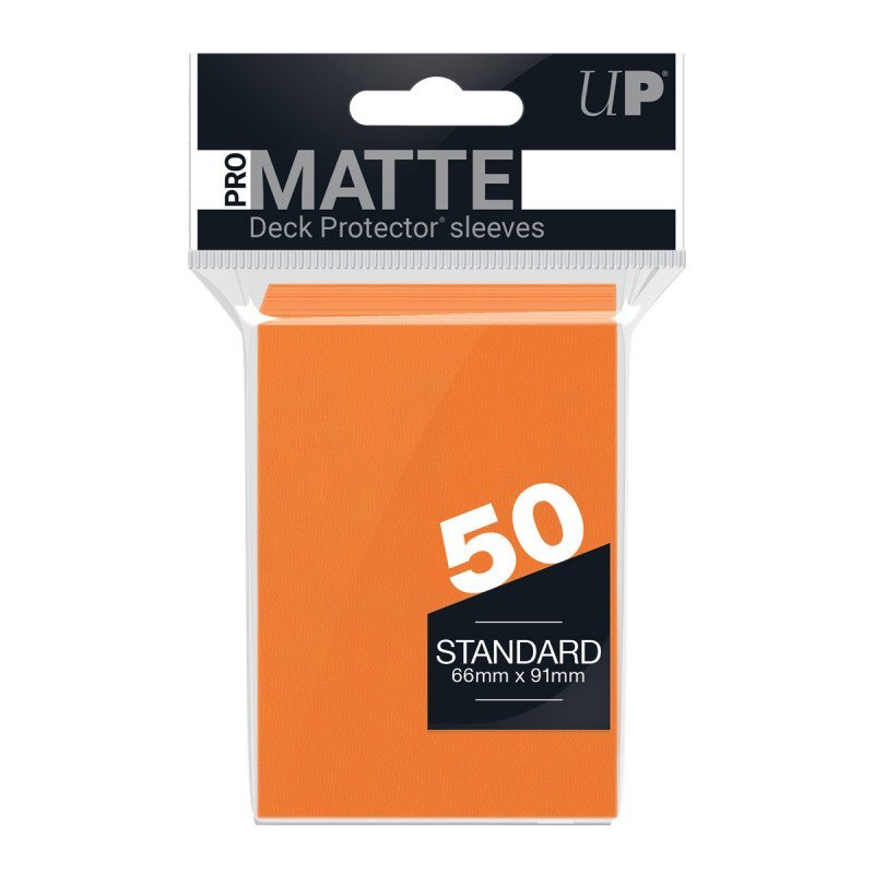 Ultra Pro Standard Sleeves: Orange Matte (50 pcs)