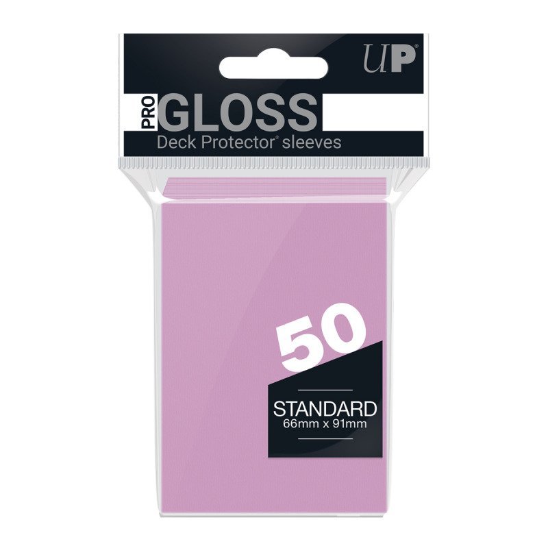 Ultra Pro Standard Sleeves: Pink Gloss (50 pcs)