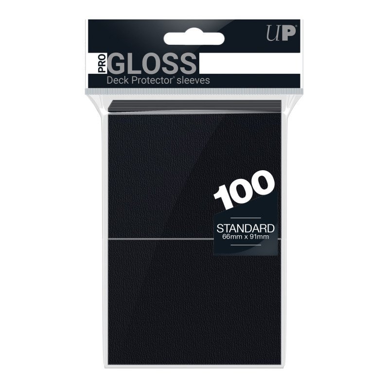 Ultra Pro Standard Sleeves: Black Gloss (100 pcs)