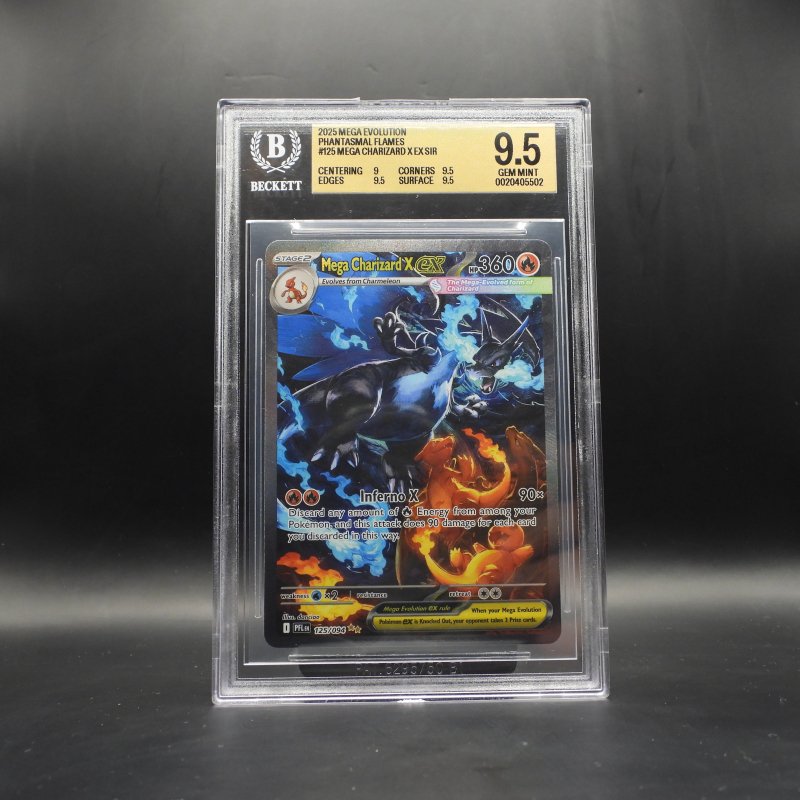 Mega Charizard X ex (PFL 125) - BGS 9.5