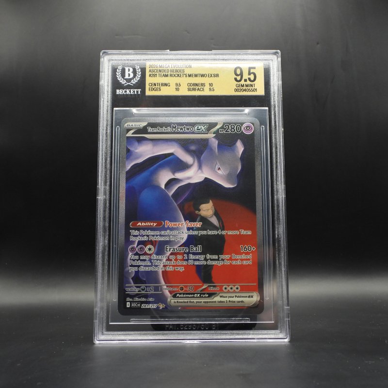 Team Rocket's Mewtwo ex (ASC 281) - BGS 9.5
