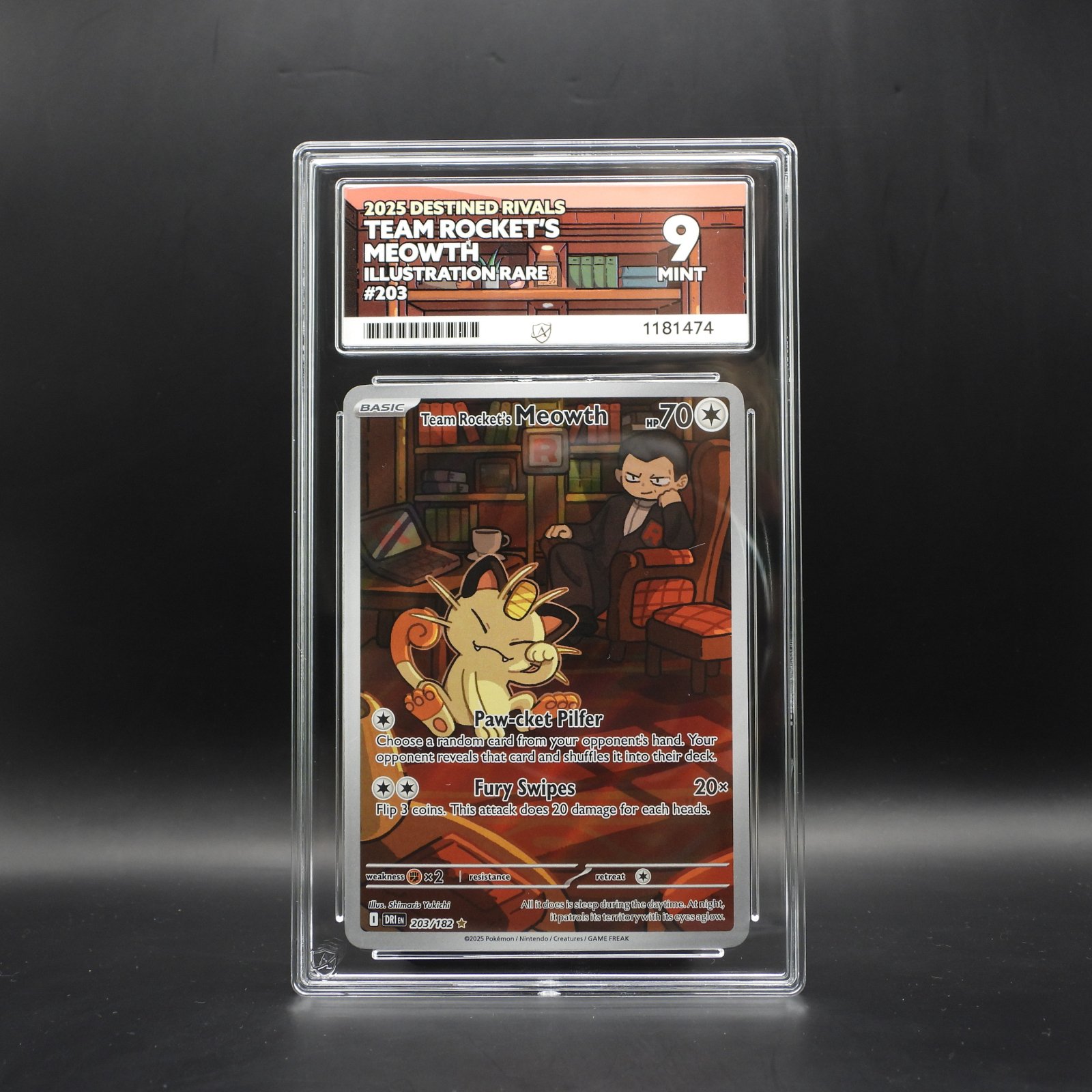 Team Rocket's Meowth (DRI 203) - ACE 9 - Image 1
