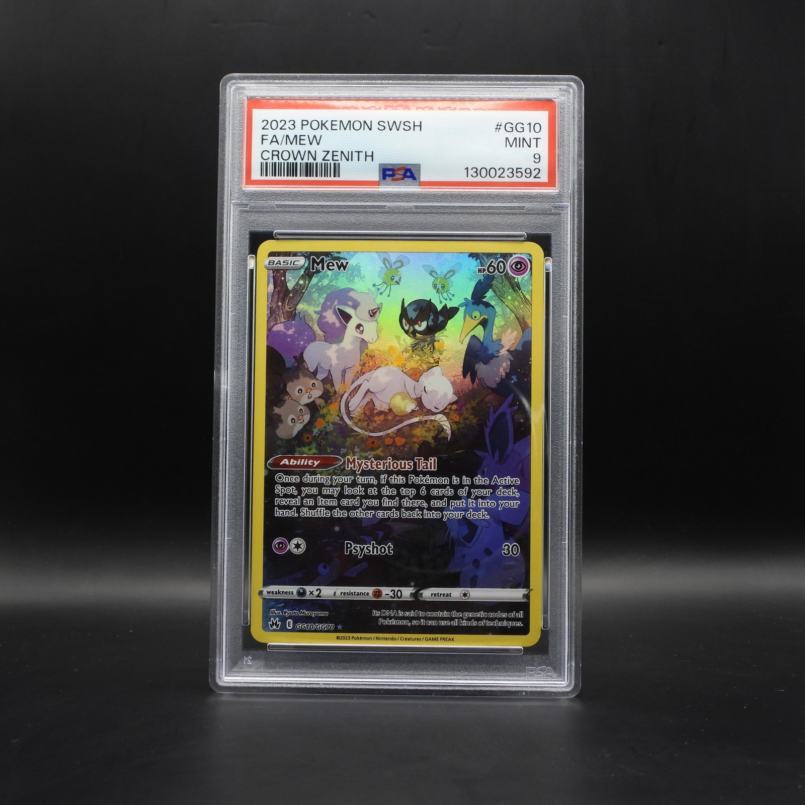 Mew (CRZ GG10) - PSA 9 - Image 1