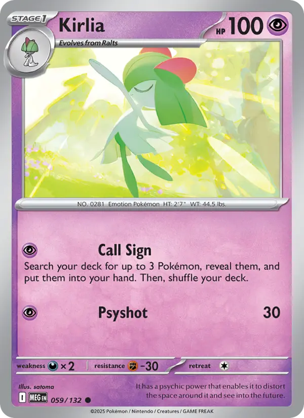 Kirlia — Mega Evolution (MEG 059)