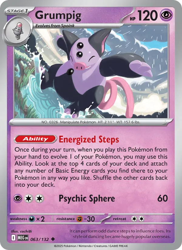 Grumpig — Mega Evolution (MEG 063)