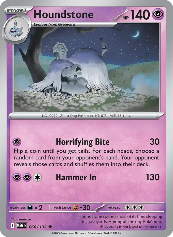 Houndstone — Mega Evolution (MEG 066)