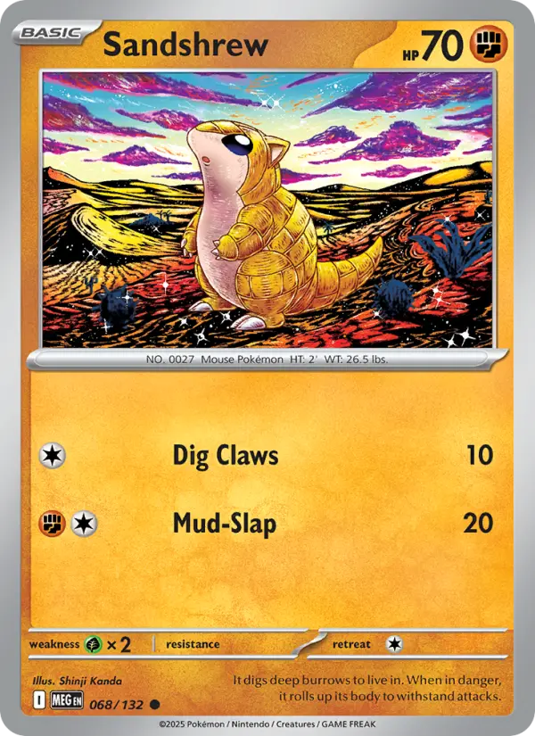 Sandshrew — Mega Evolution (MEG 068)