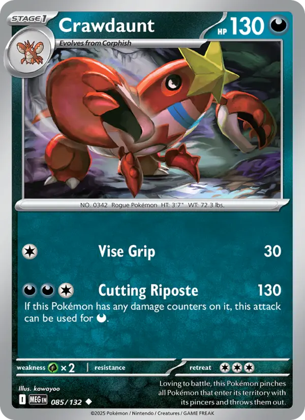 Crawdaunt — Mega Evolution (MEG 085)