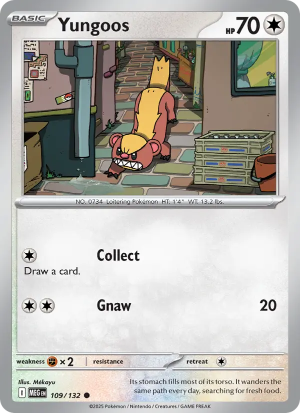 Yungoos — Mega Evolution (MEG 109)