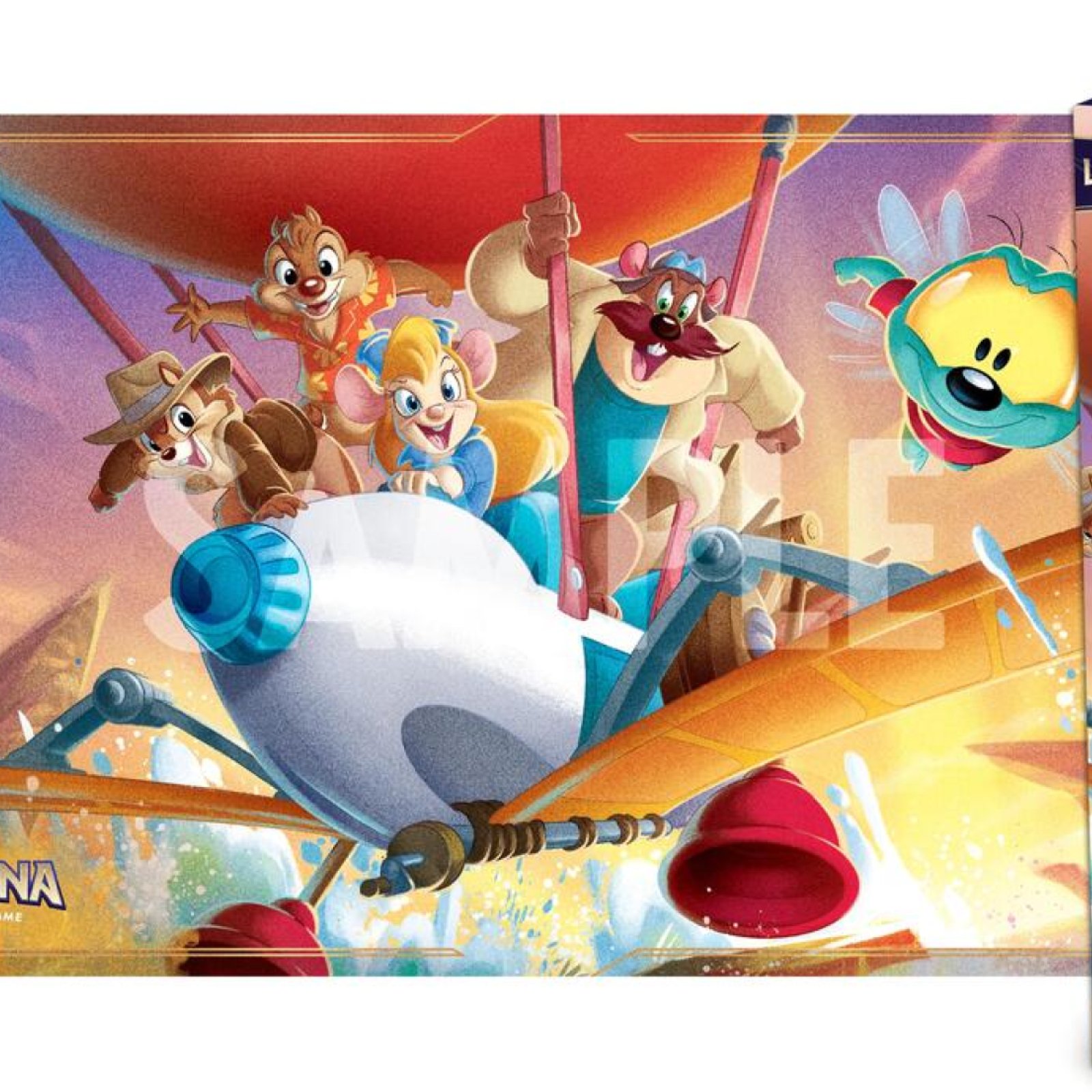 Disney Lorcana TCG Playmat Chip 'n Dale: Rescue Rangers - Image 1