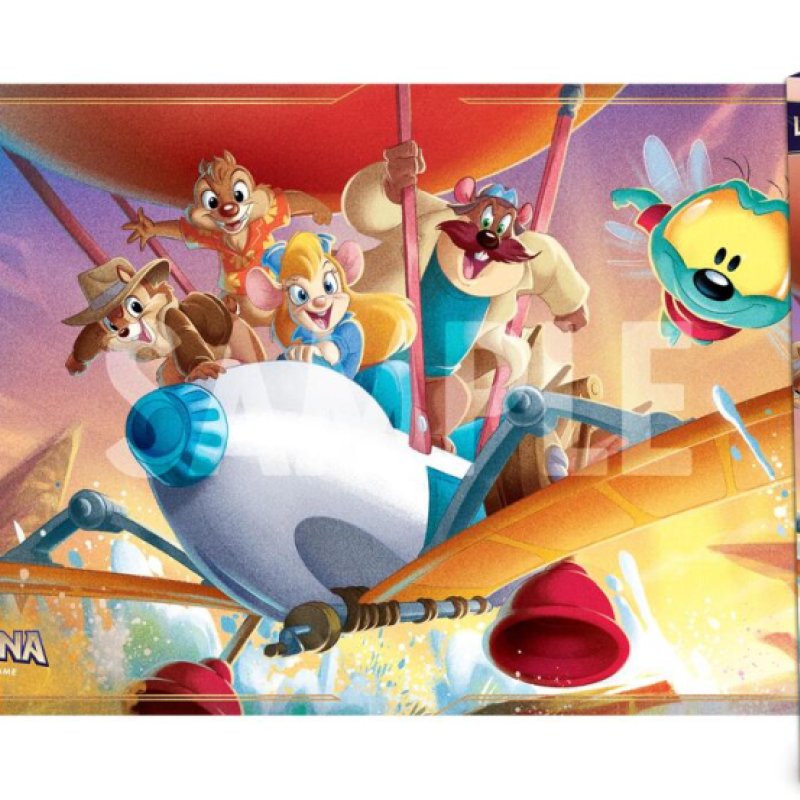 Disney Lorcana TCG Playmat Chip 'n Dale: Rescue Rangers