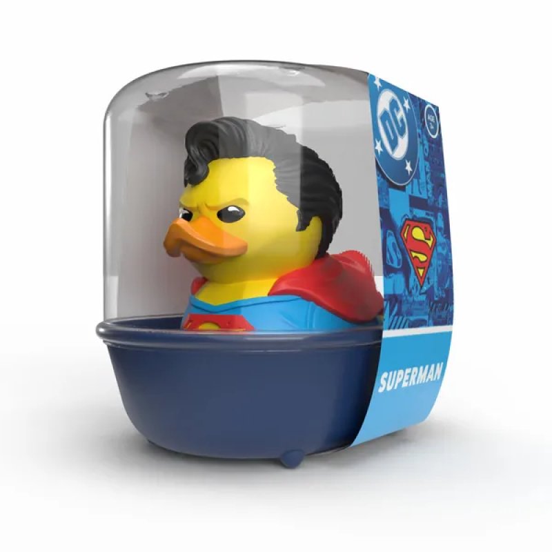 Numskull - Mini TUBBZ Bath Duck - DC Comics - Superman (Bathtub Edition) - 5cm
