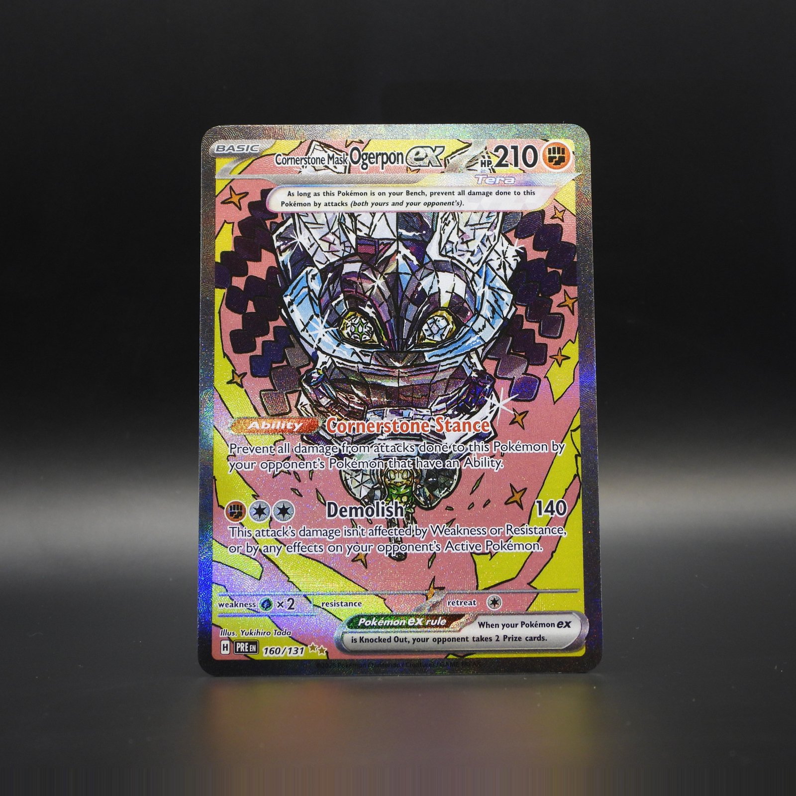 Cornerstone Mask Ogerpon ex PRE 160 - Image 1