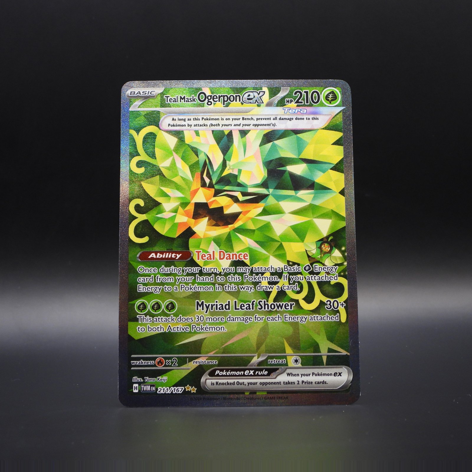 Teal Mask Ogerpon ex TWM 211 - Image 1