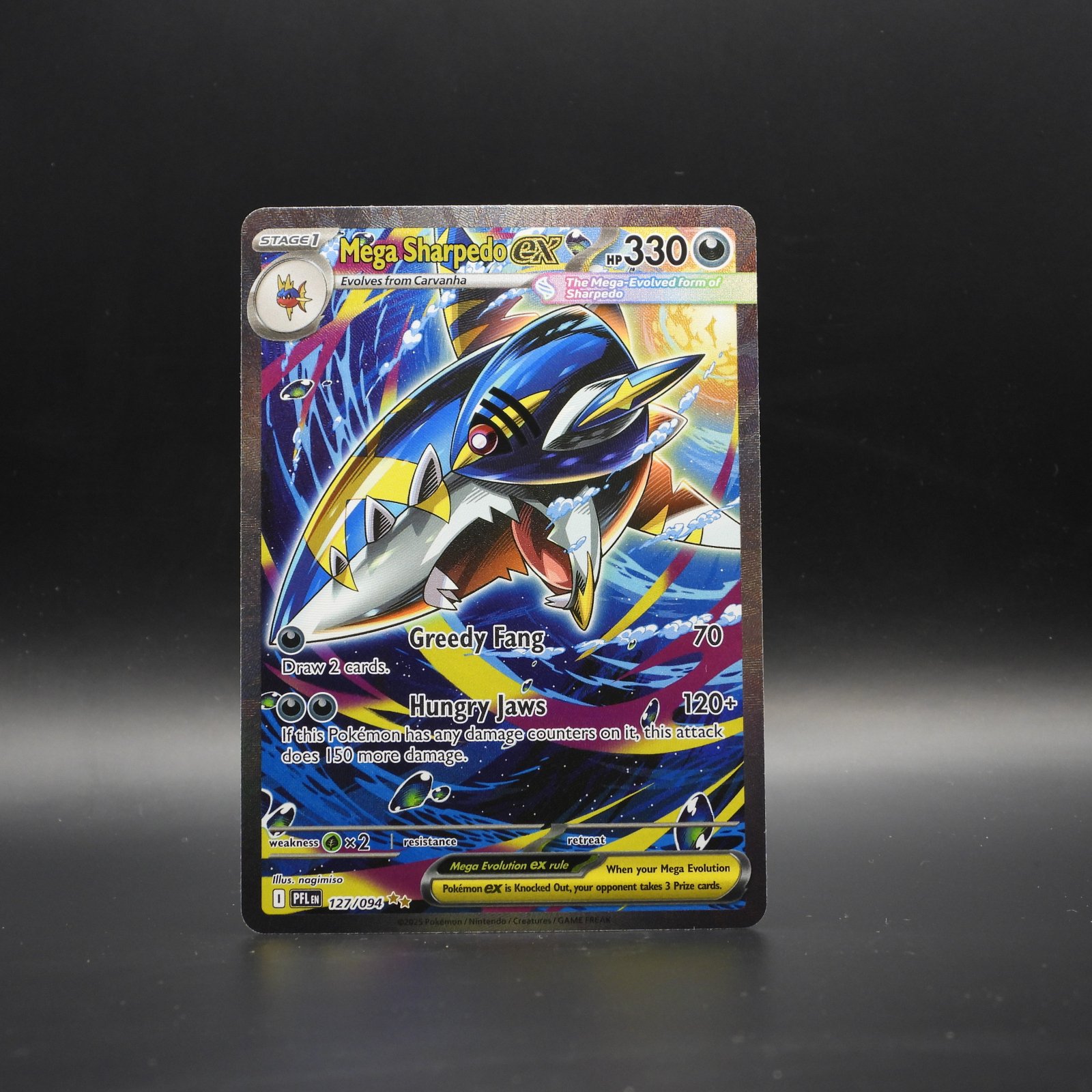 Mega Sharpedo ex PFL 127 - Image 1