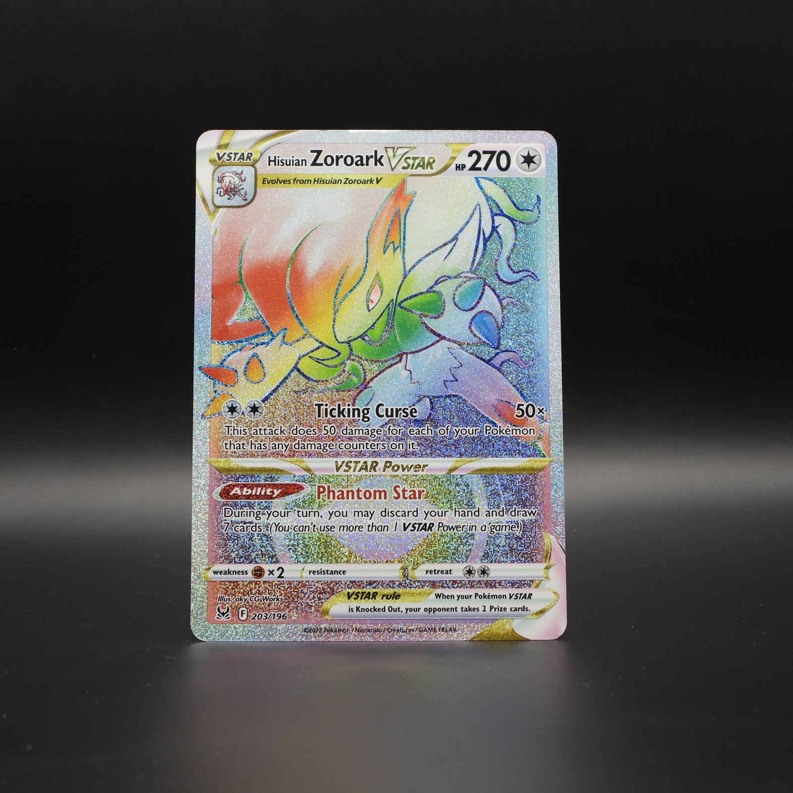 Hisuian Zoroark VSTAR LOR 203 - Image 1