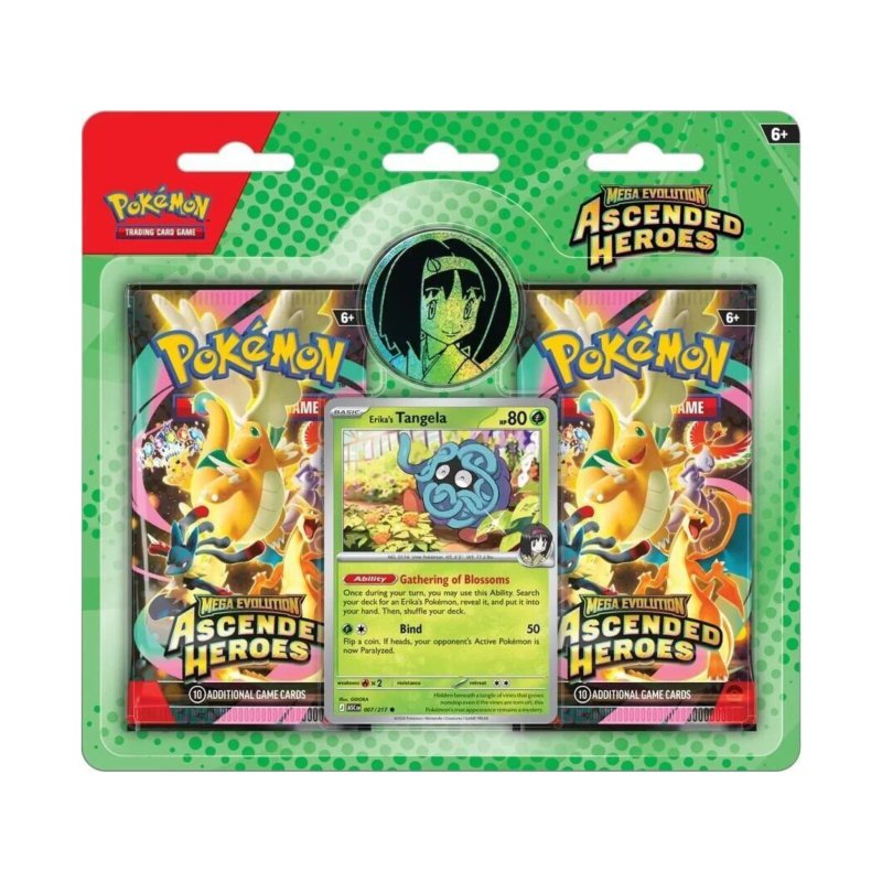 Pokemon Mega Evolution Ascended Heroes 2 Pack Blister