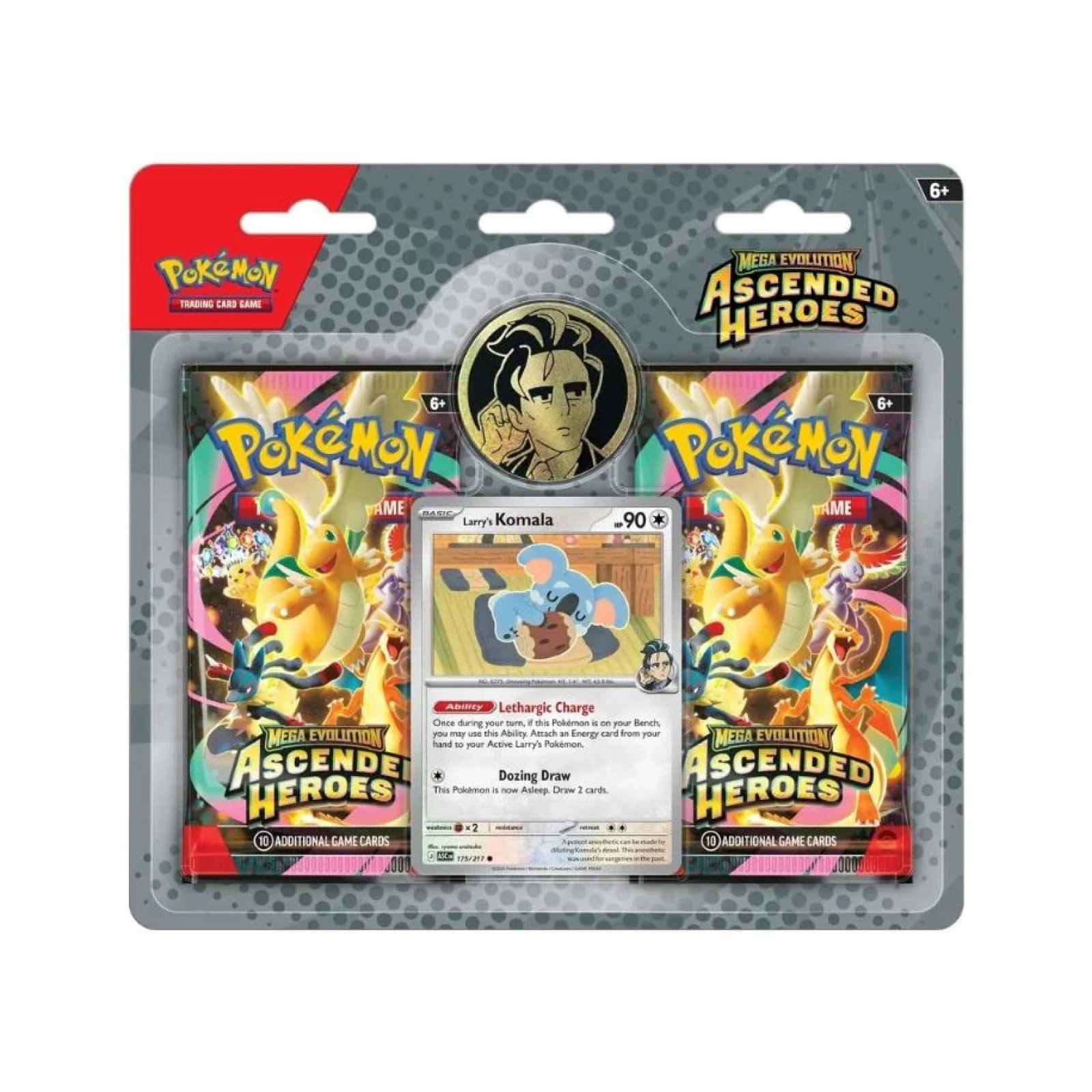 Pokemon Mega Evolution Ascended Heroes 2 Pack Blister - Image 1