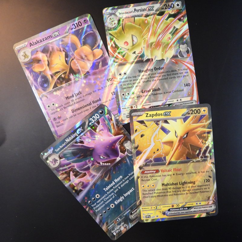 Gen 1 EX SVP Persian / Nidoking / Alakazam / Zapdos