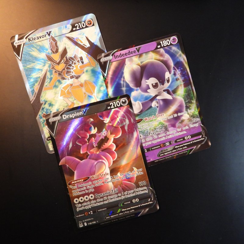 V bundle 2: Drapion, Kleavor, Indeedee