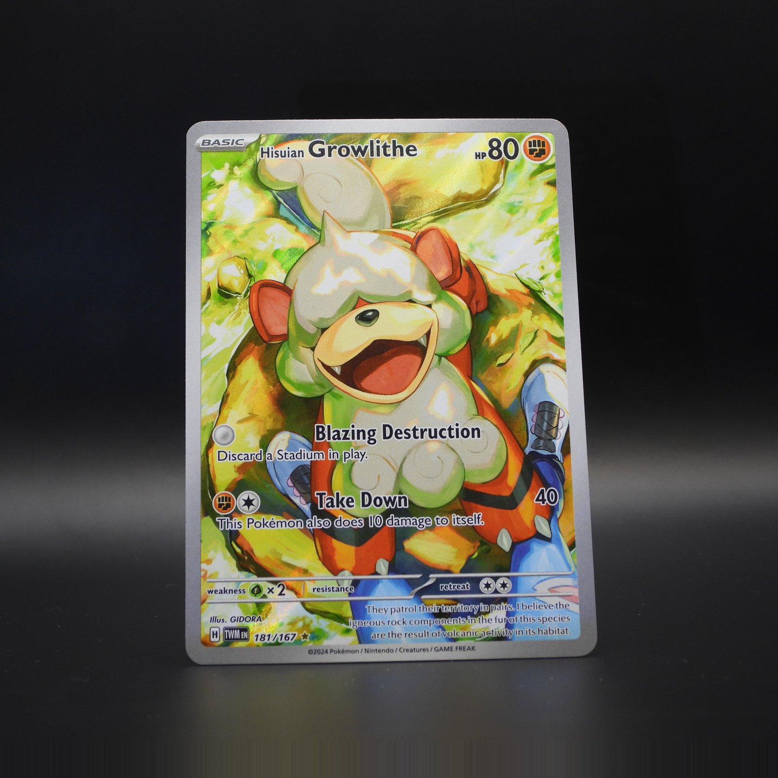 Hisuian Growlithe TWM 181 - Image 1