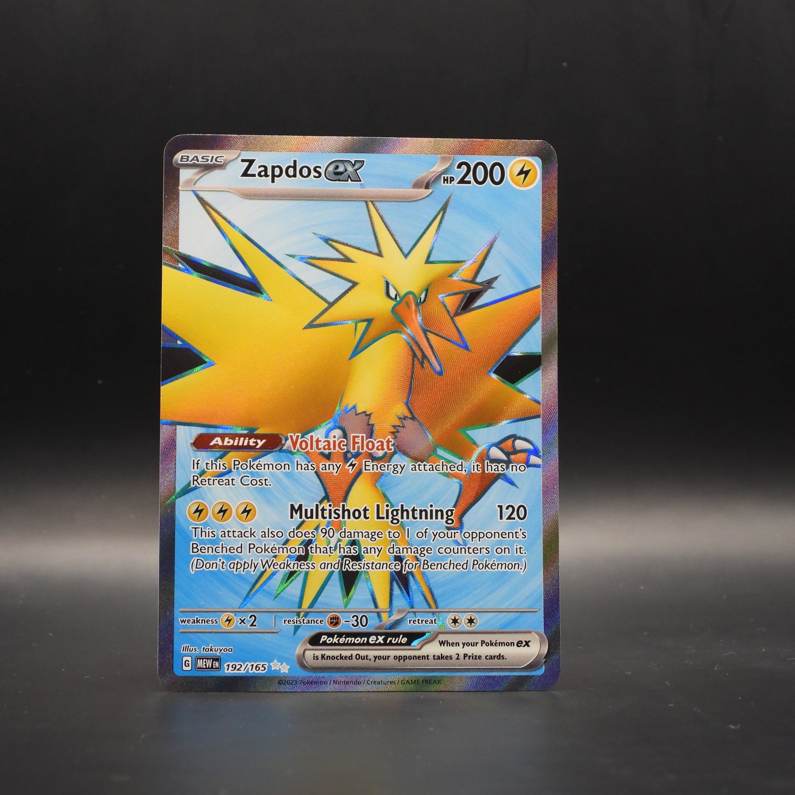Zapdos ex (MEW 192) - Image 1